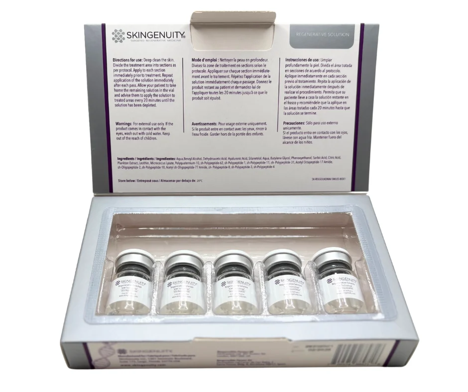 SkinGenuity Skin Regenerative Solution 5ml x 5 Sealed Vial Pack