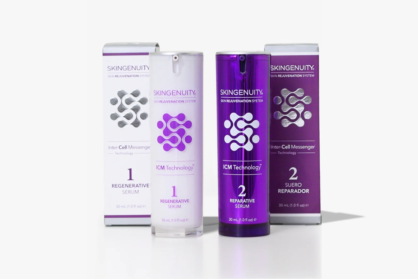 Skin Renewal Duo Step 1: Regenerative Serum + Step 2: Reparative Serum - Image 2